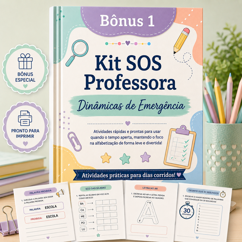 Bônus 1 — Kit SOS Professora — Dinâmicas de Emergência
